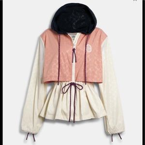 Coach Water Resistant Jacket W/ Garment Bag